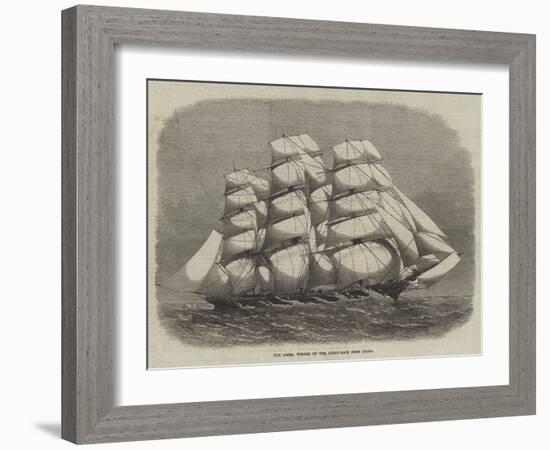 The Ariel, Winner of the Ocean-Race from China-Edwin Weedon-Framed Giclee Print