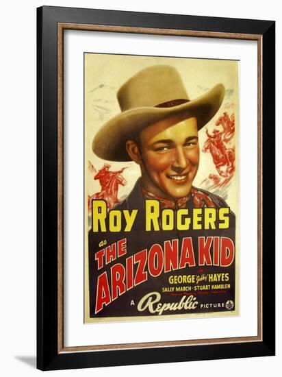 THE ARIZONA KID, center: Roy Rogers, 1939-null-Framed Art Print