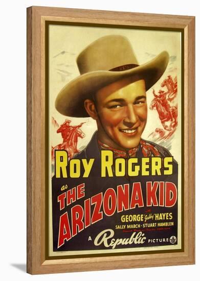 THE ARIZONA KID, center: Roy Rogers, 1939-null-Framed Stretched Canvas