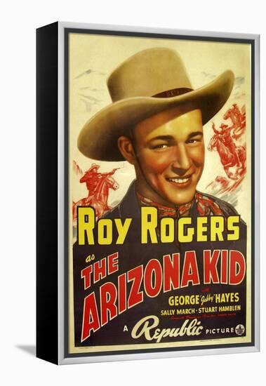 THE ARIZONA KID, center: Roy Rogers, 1939-null-Framed Stretched Canvas