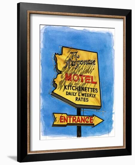 The Arizonian, Miracle Mile, 2004-Lucy Masterman-Framed Giclee Print