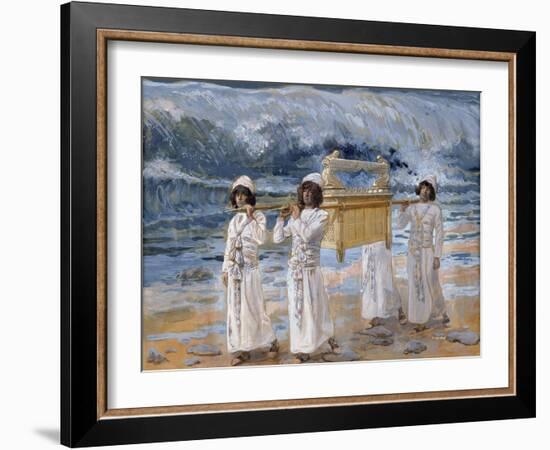 The Ark of the Covenant Passes over the Jordan-James Tissot-Framed Giclee Print