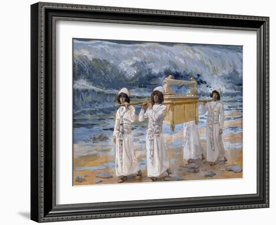 The Ark of the Covenant Passes over the Jordan-James Tissot-Framed Giclee Print