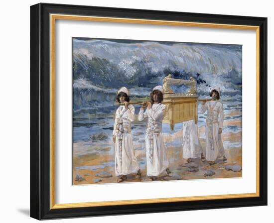 The Ark of the Covenant Passes over the Jordan-James Tissot-Framed Giclee Print