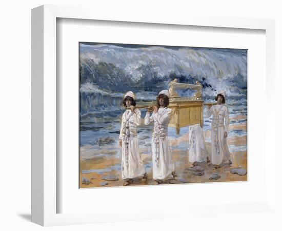 The Ark of the Covenant Passes over the Jordan-James Tissot-Framed Giclee Print