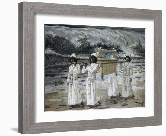 The Ark Passes over the Jordan-James Tissot-Framed Giclee Print