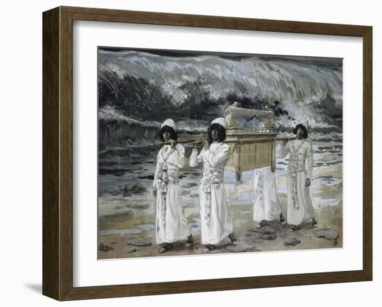 The Ark Passes over the Jordan-James Tissot-Framed Giclee Print