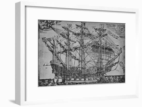'The Ark Royal', 1588-Unknown-Framed Giclee Print