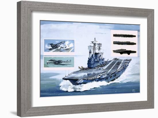 The Ark Royal-John S. Smith-Framed Giclee Print