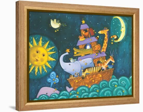 The Ark, the Sun and the Moon-Viv Eisner-Framed Stretched Canvas