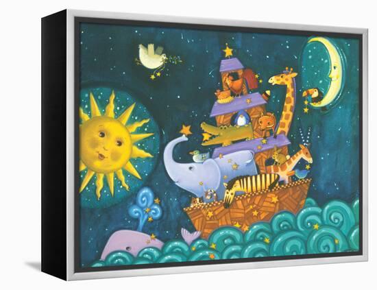 The Ark, the Sun and the Moon-Viv Eisner-Framed Stretched Canvas