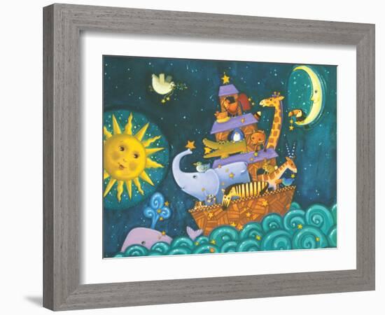 The Ark, the Sun and the Moon-Viv Eisner-Framed Art Print