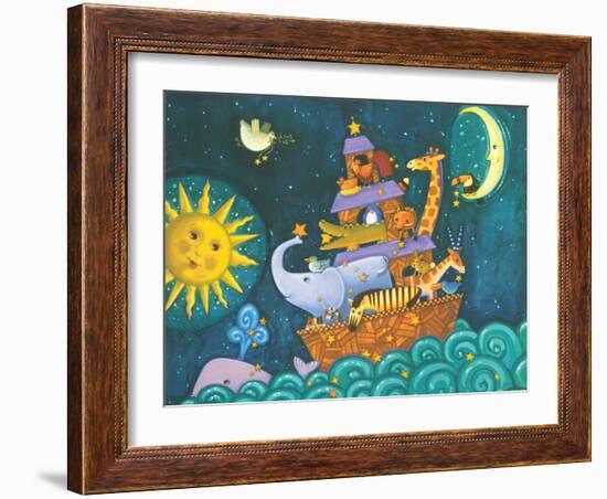 The Ark, the Sun and the Moon-Viv Eisner-Framed Art Print