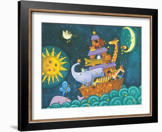 The Ark, the Sun and the Moon-Viv Eisner-Framed Art Print