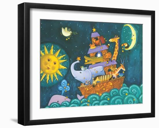 The Ark, the Sun and the Moon-Viv Eisner-Framed Art Print