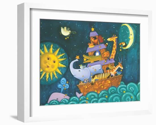 The Ark, the Sun and the Moon-Viv Eisner-Framed Art Print