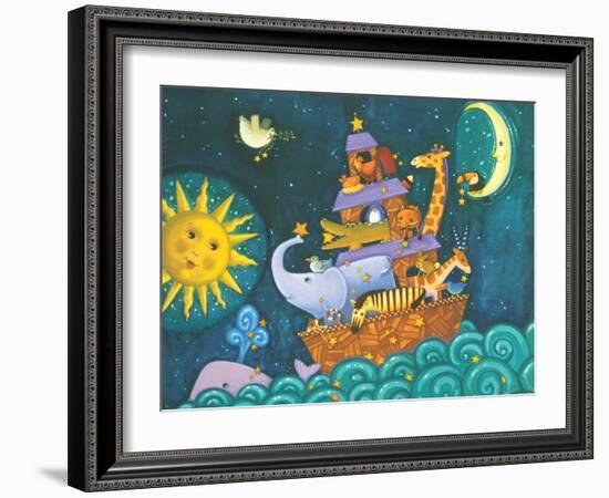 The Ark, the Sun and the Moon-Viv Eisner-Framed Art Print