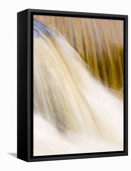 The Arklet Water in Spate, Stirlingshire, Scotland, UK, 2007-Niall Benvie-Framed Premier Image Canvas