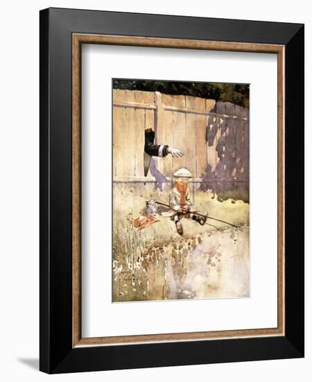 The Arm of the Law-Lawson Wood-Framed Art Print