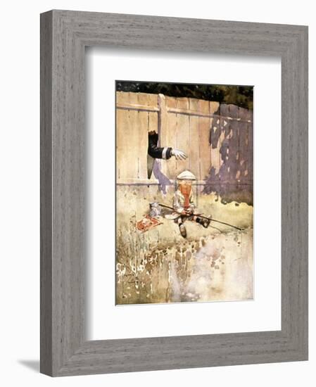 The Arm of the Law-Lawson Wood-Framed Art Print