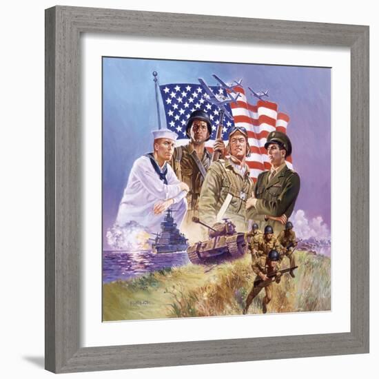 The Armed Forces-Hal Frenck-Framed Giclee Print