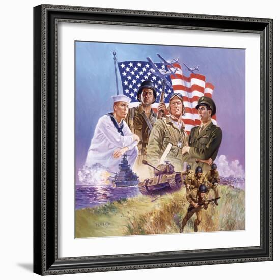 The Armed Forces-Hal Frenck-Framed Giclee Print