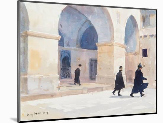 The Armenians, Jerusalem, 2019 (W/C on Paper)-Lucy Willis-Mounted Giclee Print