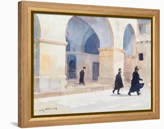 The Armenians, Jerusalem, 2019 (W/C on Paper)-Lucy Willis-Framed Premier Image Canvas