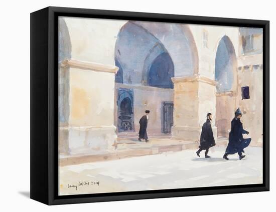 The Armenians, Jerusalem, 2019 (W/C on Paper)-Lucy Willis-Framed Premier Image Canvas