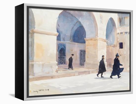 The Armenians, Jerusalem, 2019 (W/C on Paper)-Lucy Willis-Framed Premier Image Canvas