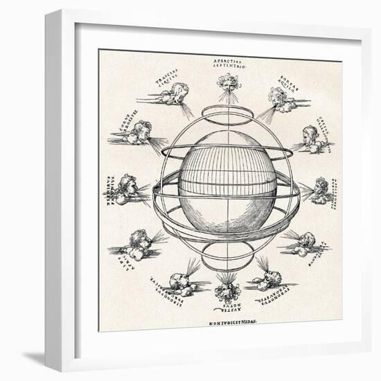 The Armillary Sphere, 1525-Albrecht Dürer-Framed Giclee Print