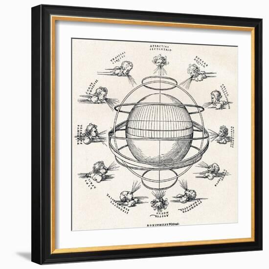 The Armillary Sphere, 1525-Albrecht Dürer-Framed Giclee Print