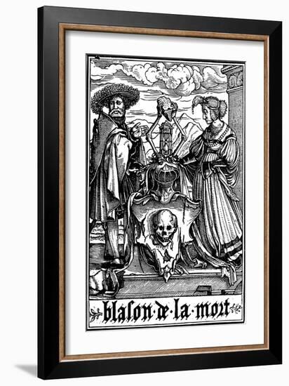 The Arms of Death, 1538-Hans Holbein the Younger-Framed Giclee Print