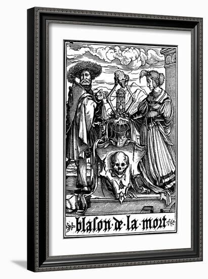 The Arms of Death, 1538-Hans Holbein the Younger-Framed Giclee Print