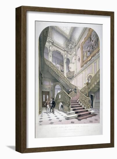 The Army and Navy Club, Pall Mall, Westminster, London, 1853-Robert Kent Thomas-Framed Giclee Print