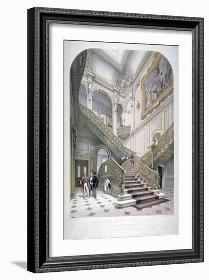 The Army and Navy Club, Pall Mall, Westminster, London, 1853-Robert Kent Thomas-Framed Giclee Print