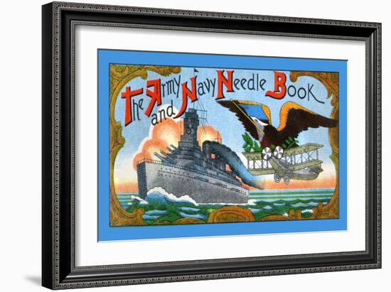 The Army And Navy Needle Book-null-Framed Art Print