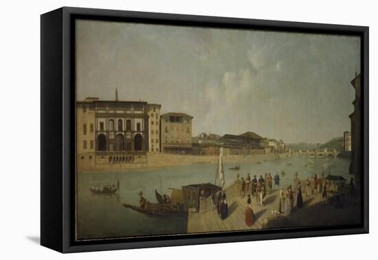 The Arno at Florence-Thomas Patch-Framed Premier Image Canvas