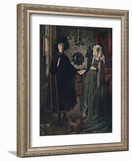 The Arnolfini Portrait, 1434, (1904)-Jan Van Eyck-Framed Giclee Print