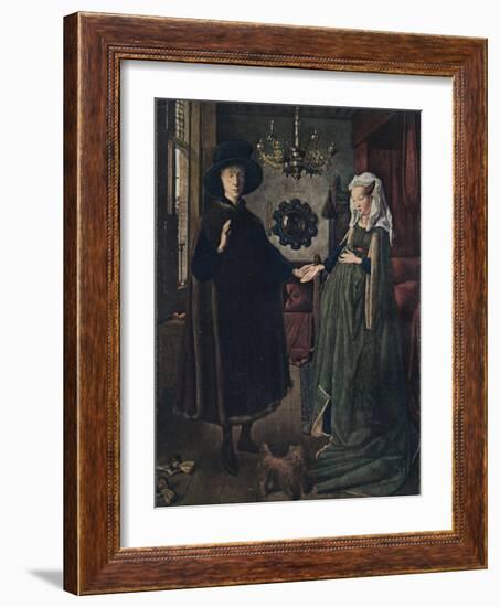 The Arnolfini Portrait, 1434, (1904)-Jan Van Eyck-Framed Giclee Print