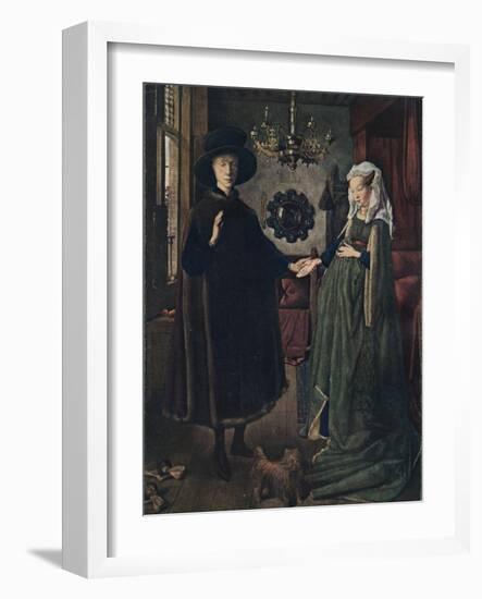 The Arnolfini Portrait, 1434, (1904)-Jan Van Eyck-Framed Giclee Print