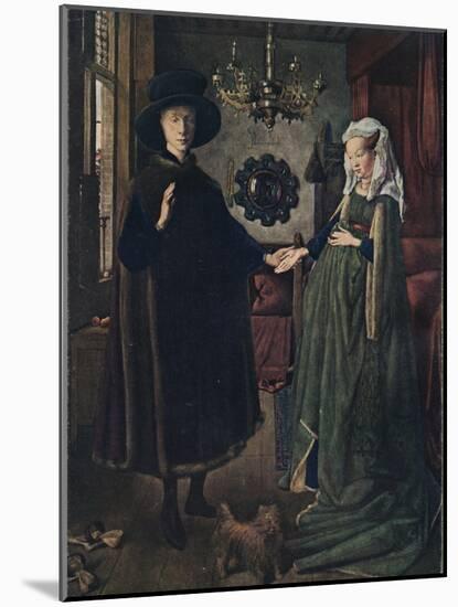 The Arnolfini Portrait, 1434, (1904)-Jan Van Eyck-Mounted Giclee Print