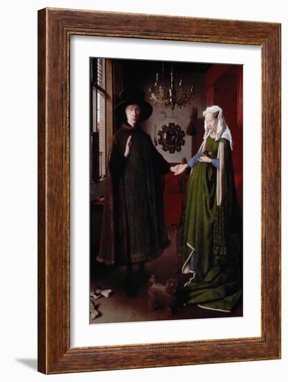 The Arnolfini Portrait-Jan van Eyck-Framed Giclee Print