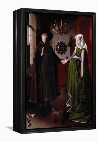 The Arnolfini Portrait-Jan van Eyck-Framed Premier Image Canvas