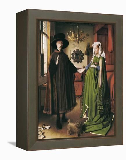 The Arnolfini Portrait-Jan van Eyck-Framed Stretched Canvas