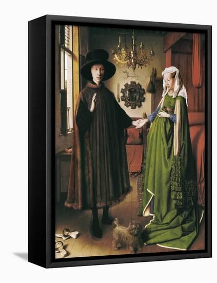 The Arnolfini Portrait-Jan van Eyck-Framed Stretched Canvas