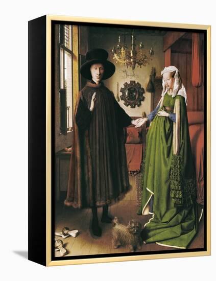 The Arnolfini Portrait-Jan van Eyck-Framed Stretched Canvas