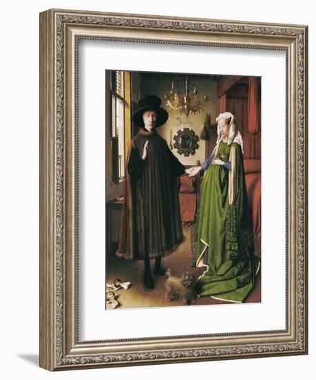 The Arnolfini Portrait-Jan van Eyck-Framed Art Print