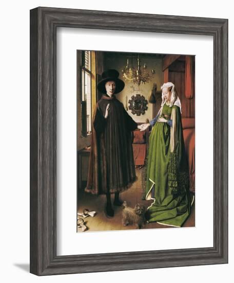 The Arnolfini Portrait-Jan van Eyck-Framed Art Print