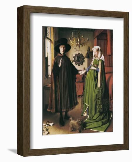 The Arnolfini Portrait-Jan van Eyck-Framed Art Print